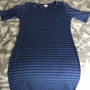 LuLaRoe blue striped Julia